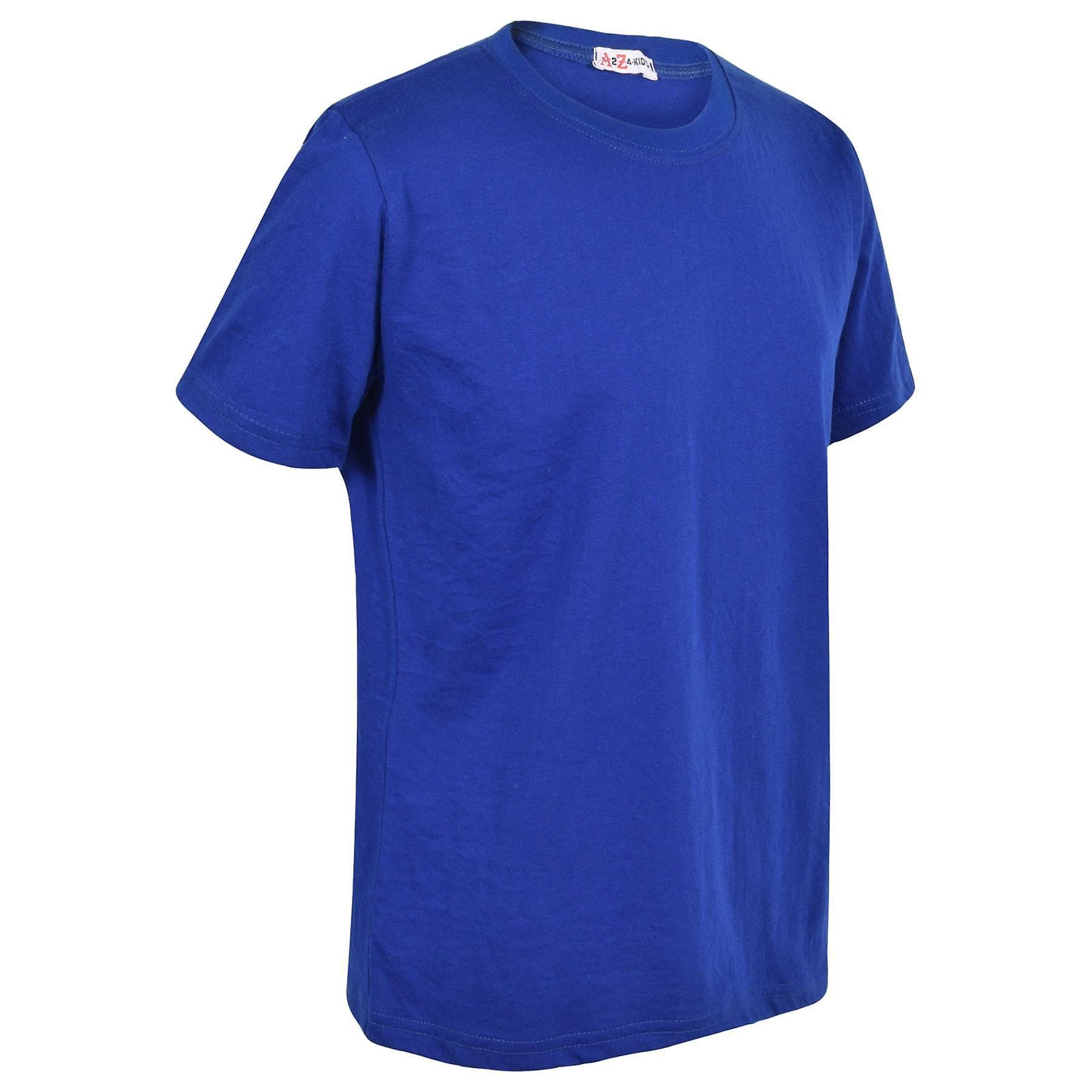 Boys Blue Cotton Shirt